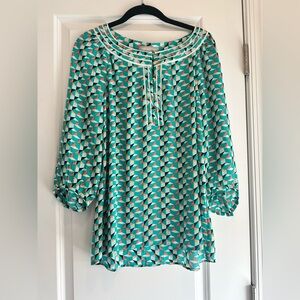 Banana Republic Geometric Patterned Women's Top